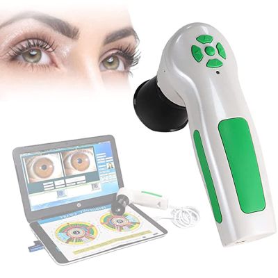 SSQUZA Iris Analysis Camera,Autofocus Focus 12 Million High Resolution Usb2.0 Interface Iriscope Diagnostic Eye Camera with Hd 30x Iris Lens and Driver Free Analysis Software
