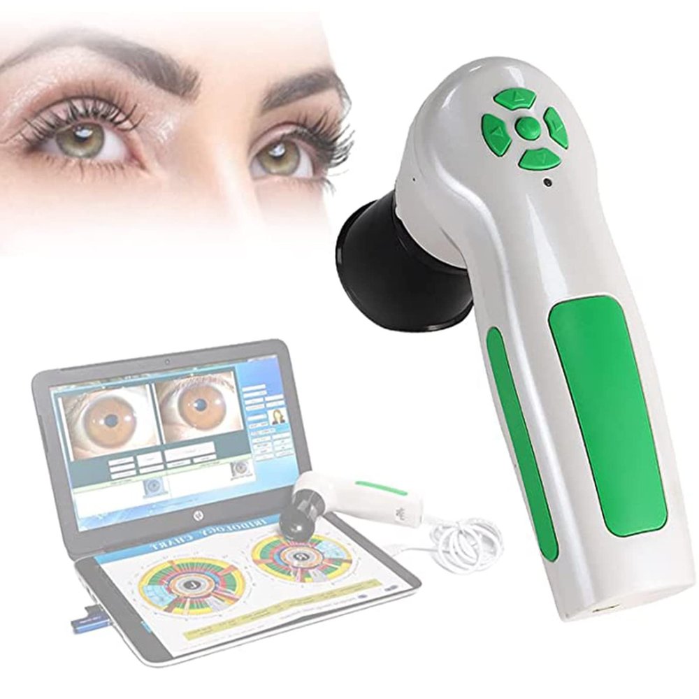 SSQUZA Iris Analysis Camera,Autofocus Focus 12 Million High Resolution Usb2.0 Interface Iriscope Diagnostic Eye Camera with Hd 30x Iris Lens and Driver Free Analysis Software