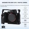 Foto4easy Aluminum Alloy a7RV Cage for Sony a7R V Mirrorless Digital Camera,Quick Release Plate for Arca,and One Top Handle view 2