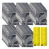 Antistatic Bags ESD Shielding Bag with Anti-Static Labels for Hard Drive SSD HDD Motherboard Video Card RAM Electronic Devices (50pc ziplock 6 * 8 in) view 1