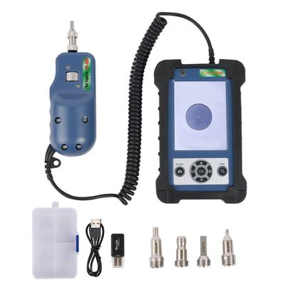 400 Times Magnification Fiber Inspection Real-time Video Probe KOMSHINE KIP-600V Optical Fiber Endface Detector with 3.5-inch HD LCD Display + SC/FC/ST/LC/SC Female/LC Female Tips