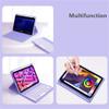 Keyboard Cover with Mouse for iPad 10th Generation 2022 10.9 '', Cute Round Key iPad 10 Magnetic Detachable Bluetooth Keyboard with Pencil Holder (iPad 9.7'', Blue) view 2