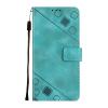 LEMAXELERS Case for iPod Touch 5, iPod Touch 7 Wallet Phone Case with [Credit Card Holder] Indentation Texture PU Flip Leather Phone Case for iPod Touch 5 / Touch 6 Green YBY view 2