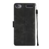 LEMAXELERS Case for iPod Touch 5, iPod Touch 7 Wallet Phone Case with [Credit Card Holder] Indentation Texture PU Flip Leather Phone Case for iPod Touch 5 / Touch 6 Black YBY view 3