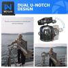 Tripod Head 44mm Low Profile Ball Head, WEYLLAN DH44 360 Degree Metal Panoramic Camera Ball Head Mount with Two Quick Release Plates, Arca Ballhead for Tripod Monopod DSLR Camera Max Load 55lbs/25kg view 4