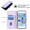 LEMAXELERS Case for iPod Touch 5, iPod Touch 7 Wallet Phone Case with [Credit Card Holder] Indentation Texture PU Flip Leather Phone Case for iPod Touch 5 / Touch 6 Purple YBY view 4