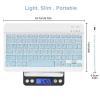 UX030 Lightweight Ergonomic Keyboard with Background RGB Light, Multi Device slim Rechargeable Keyboard Bluetooth 5.1 and 2.4GHz Stable Connection Keyboard Compatible with Amazon Fire HD 10 (2021) view 3