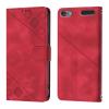 LEMAXELERS Case for iPod Touch 5, iPod Touch 7 Wallet Phone Case with [Credit Card Holder] Indentation Texture PU Flip Leather Phone Case for iPod Touch 5 / Touch 6 Red YBY view 1