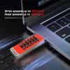 INNPLUS Secure Flash Drive 256-bit, 32GB Encrypted USB 3.0 Drive, Password Protected, Compatible for MAC/Windows/Linux/Embedded System - Orange view 3