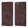 LEMAXELERS Case for iPod Touch 5, iPod Touch 7 Wallet Phone Case with [Credit Card Holder] Indentation Texture PU Flip Leather Phone Case for iPod Touch 5 / Touch 6 Brown YBY view 1