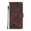 LEMAXELERS Case for iPod Touch 5, iPod Touch 7 Wallet Phone Case with [Credit Card Holder] Indentation Texture PU Flip Leather Phone Case for iPod Touch 5 / Touch 6 Brown YBY view 2