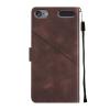 LEMAXELERS Case for iPod Touch 5, iPod Touch 7 Wallet Phone Case with [Credit Card Holder] Indentation Texture PU Flip Leather Phone Case for iPod Touch 5 / Touch 6 Brown YBY view 3