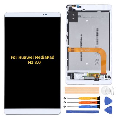 A-MIND for Huawei MediaPad M2 8.0 inch Screen Replacement M2-801L M2-803L M2-802L LCD Display Touch Digitizer Full Assembly with Repair Tool Kits(White)