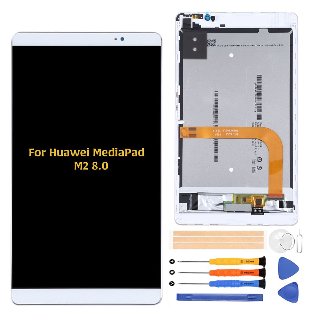 A-MIND for Huawei MediaPad M2 8.0 inch Screen Replacement M2-801L M2-803L M2-802L LCD Display Touch Digitizer Full Assembly with Repair Tool Kits(White)