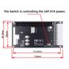 xiwai Oculink SFF-8612 SFF-8611 4X to PCIE PCI-Express 16x Adapter with ATX 24pin Power Port for Graphics Card Mainboard view 3