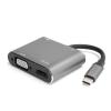 Pilipane Type C to HD Multimedia Interface VGa USB3 0 USB C Docking Station 4in 1 USB C Converter 4K view 1