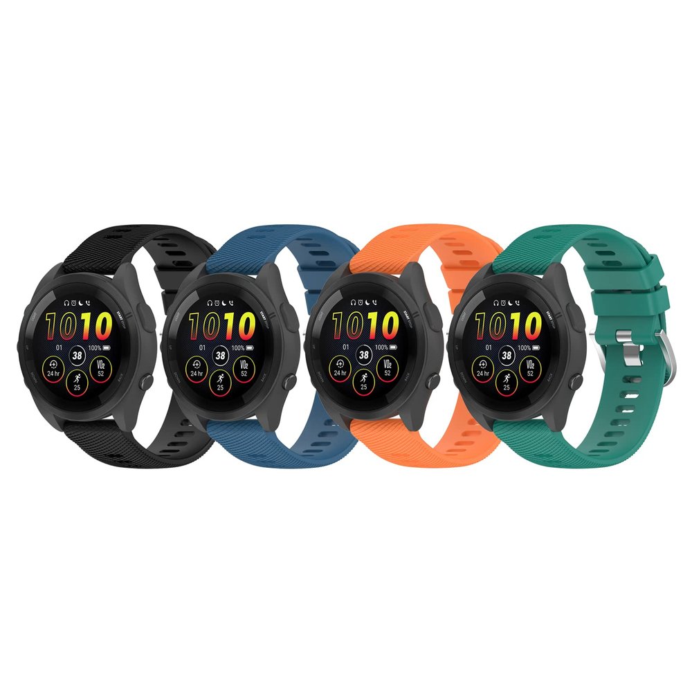 5Pack Watch Bands Compatible for Garmin forerunner 265S/255s Music Quick Release Wristband Strap Replacement Bracelet for Garmin Forerunner 265S/255S Smartwatch Accessories