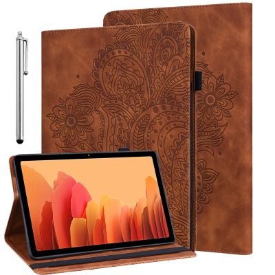 ALILANG Case for Lenovo Tab M9 9.0 inch Case (TB-310FU, 2023 Released) with Stylus, Multiple Viewing Angles PU Leather Stand Flip Cover for Lenovo Tab M9 -Brown
