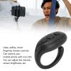 Mini Phone Remote Control Bluetooth App Page Turner Camera Video Recording Remote, Scrolling Controller for Video, Camera, and APP (Black) view 3