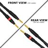 WORLDS BEST CABLES 15 Foot - Canare 4S11  Audiophile Grade - HiFi Star-Quad Single Speaker Cable for Center Channel with Eminence Gold Banana & Spade Connectors view 4