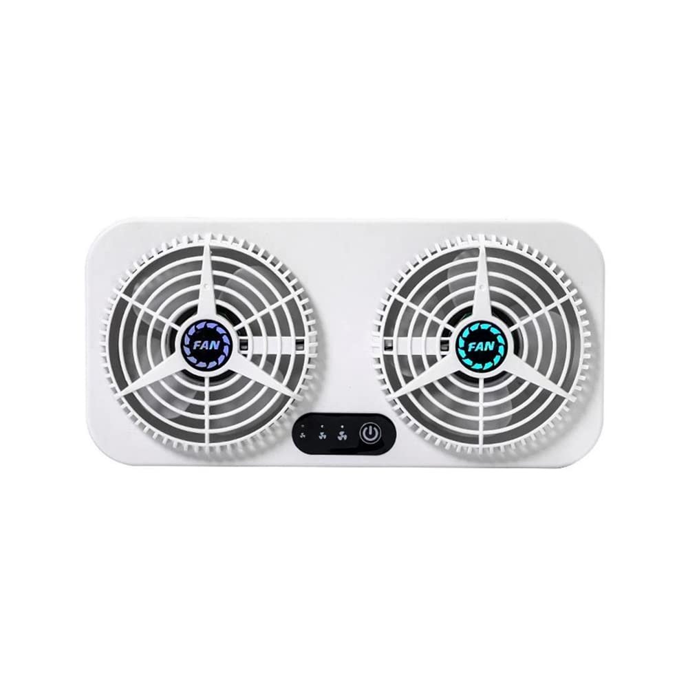 Acaigel Dual Fan Radiator USB Charging Car Air Circulation Conditioning Cooling Fan80 