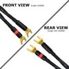 WORLDS BEST CABLES 5 Foot - Canare 4S11  Audiophile Grade - HiFi Star-Quad Single Speaker Cable for Center Channel with Eminence Gold Spade Connectors view 4
