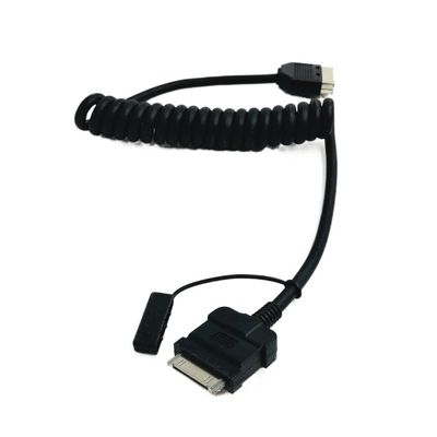 GYOUZA for Biurlink Car Media for Aux Auxiliary for Audio Input Cable Adapter for Land for Rover for Range for Rover for Jaguar XF for iPhone for iPod Interface