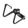 Hanging Neck Fan with Lights, Portable Collapsible Neck Fan, USB Rechargeable Fan Handsfree Fan Tri-Colour Light, Low Noise, 3 Speeds, 4000mAh Battery (Color : Black) view 1