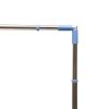 3x6m Metal Welcome Sign Stand,Wedding Backdrop Stand,Telescopic Balloon Pipe Kit Curtain Frame Advertising Shelf for Ceremony,Graduation Party,Anniversary Shower Background Decoration-Silver view 4
