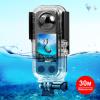 PULUZ 30m/98ft Dive Case for Insta360 X3 Underwater Waterproof Housing Cover Protective PC Shell Photography Housings with Bracket Insta 360 X3 Camera Accessories view 2