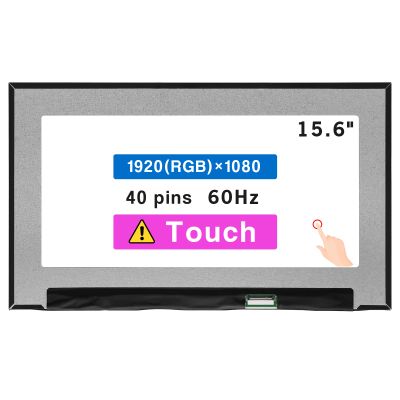 15.6" Screen Replacement for Dell Precision 15 3560 3561 P104F P104F001 LCD Display Panel 40 pin (FHD 1920x1080 Touch)