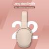 Bluetooth Headphones with Intelligent Noise Reduction,Wireless Headset HiFi Foldable,Ergonomic Bluetooth-Compatible 5.1, Stereo Over Ear HeadphoneWireless Headphones with Microphone Blue view 4