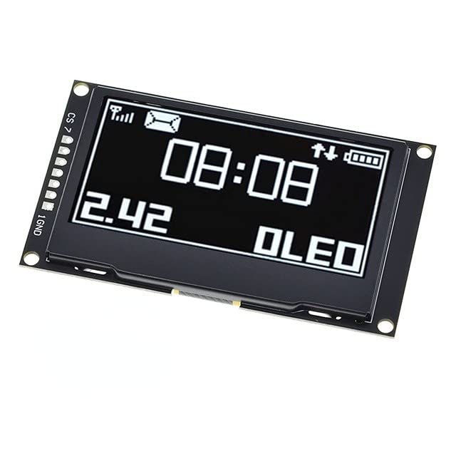 2.42 inch OLED LCD 7 pin module IIC4 line SPI1309 connector 128x64 SSD1309 (white)