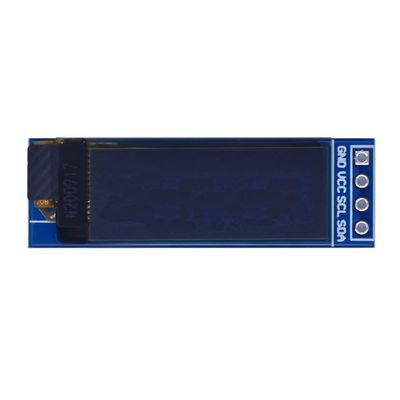 0.91 inch OLED LCD module 128x32 display screen 4pin iic interface (Blue)