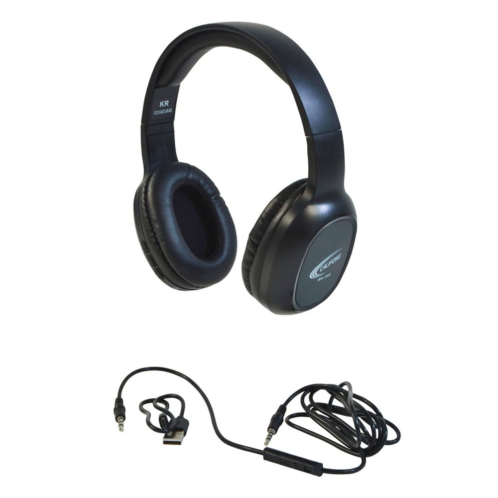 Califone BH-202 Bluetooth Wireless Headset with Aux-T Cable