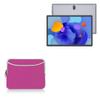 BoxWave Case Compatible with MAGCH Tablet M210 (10 in) - SoftSuit with Pocket, Soft Pouch Neoprene Cover Sleeve Zipper Pocket - Flamingo Pink view 1