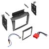 225FWY Car Stereo Mounting Dash Kit Installation Compatible with Mazda All Models Double DIN (Dash Kit + Harness + Antenna Adapter) 2004 to 2009 view 1