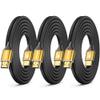 Maximm HDMI 2.1 Cable 10 Feet, Gold, 3 Pack, 8K 60Hz 4K 120Hz Ultra High Speed, 48Gbps, eARC, Dolby Vision view 1