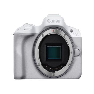 Canon EOS R50 Mirrorless Vlogging Camera (Body Only/White) (Renewed)