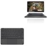 BoxWave Keyboard Compatible with Fujitsu Stylistic Q7311 - SlimKeys Bluetooth Keyboard with Trackpad, Portable Slim TouchPad - Jet Black view 1