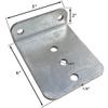 4 Pack 6" Galvanized L-Type Boat Trailer Bunk Bracket, Heavy Duty (4) view 2