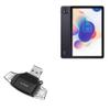 BoxWave Smart Gadget Compatible with TCL TAB 10s 9081X1-2CAZUS11 (10.1 in) - AllReader SD Card Reader, microSD Card Reader SD Compact USB - Jet Black view 1