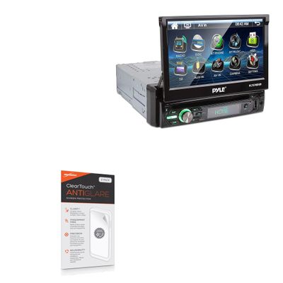 BoxWave Screen Protector Compatible with Pyle Head Unit Receiver -in-Dash Car Stereo (7 in) - ClearTouch Anti-Glare (2-Pack), Anti-Fingerprint Matte Film Skin
