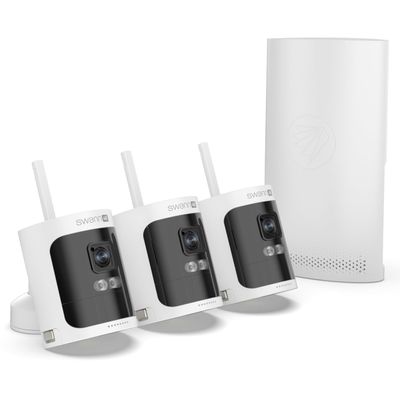 AllSecure600 3 Camera 8 Channel 2K Wire-Free HD Wireless NVR Security System
