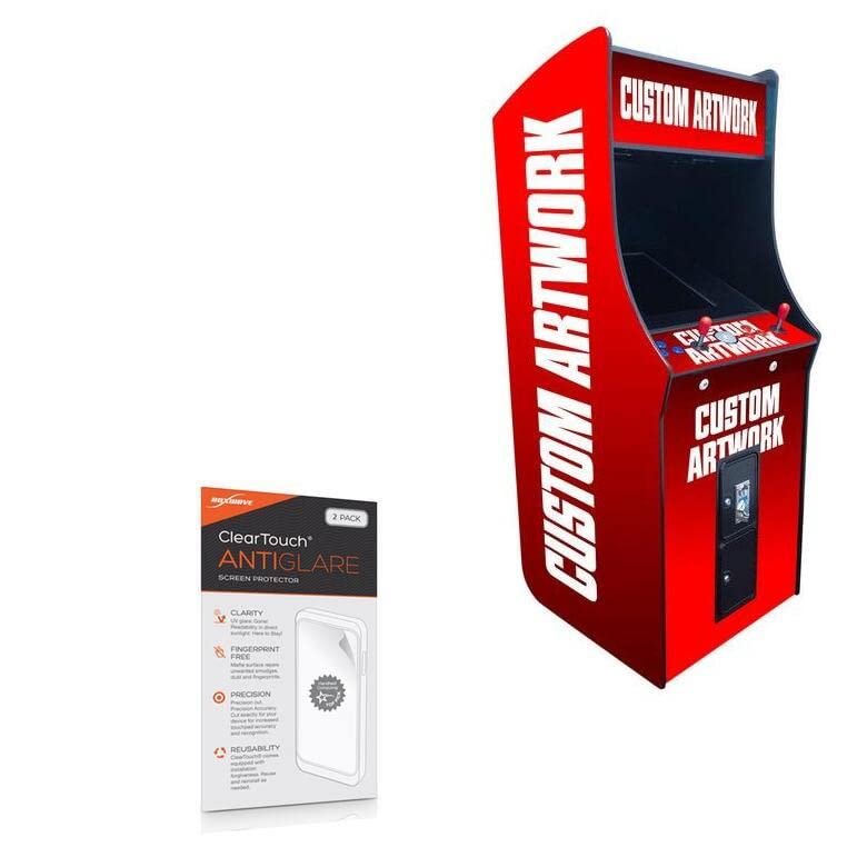 BoxWave Screen Protector Compatible with Creative Arcades 2P Retro (22 in) - ClearTouch Anti-Glare (2-Pack), Anti-Fingerprint Matte Film Skin