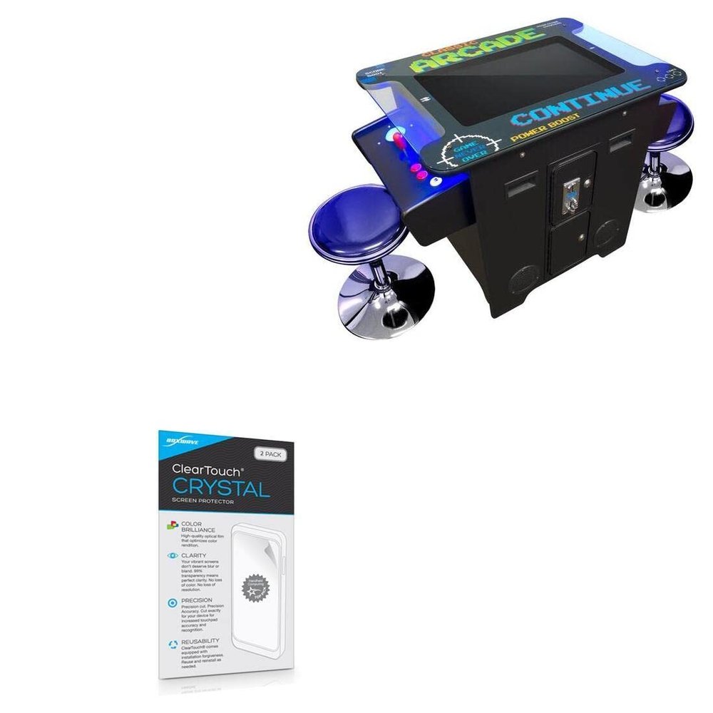 BoxWave Screen Protector Compatible with Creative Arcades 2P Cocktail (24 in) - ClearTouch Crystal (2-Pack), HD Film Skin - Shields from Scratches