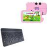 BoxWave Keyboard Compatible with ATOZEE Toddler Tablet AT70K (7 in) - SlimKeys Bluetooth Keyboard, Portable Thin with Chiclet-Style Keys - Jet Black view 1