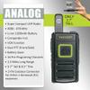 Blackbox Pocket+3G 2-Way UHF Radio; 400-470 mhz; 16 Channels; Scan Function; Battery Saver; Squelch Level Adjustment; Low Battery Warning; 1.5W Output; Large PTT Button; TX End Tone view 2