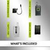 Blackbox Pocket+3G 2-Way UHF Radio; 400-470 mhz; 16 Channels; Scan Function; Battery Saver; Squelch Level Adjustment; Low Battery Warning; 1.5W Output; Large PTT Button; TX End Tone view 4