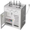 Scpantkend Wireless Router Storage Box Router Fences Floating TV Stand, WiFi Router Storage Box, Wall Hanging Router Decorative Box, Cable Organizer Power Charger Storage Organizer Hide Box view 1